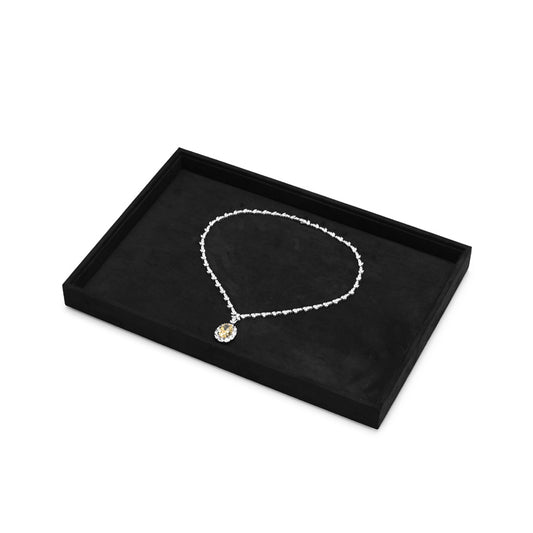 New Combination Black Microfiber Jewelry Display Tray P167